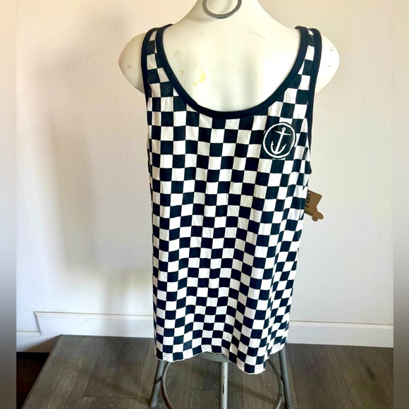New Captain Fin Checkered Anchor Tank ⚓️ - Picture 1 of 5